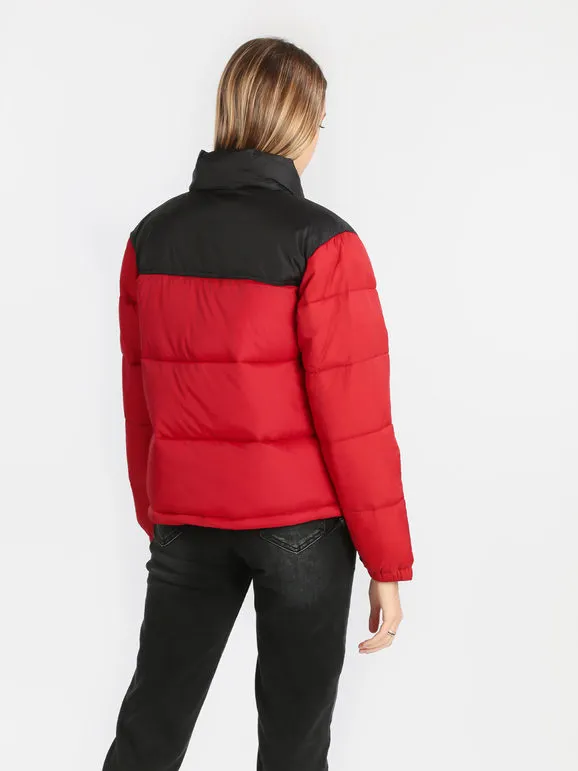 Flight Finery Chaqueta acolchada bicolor para mujer