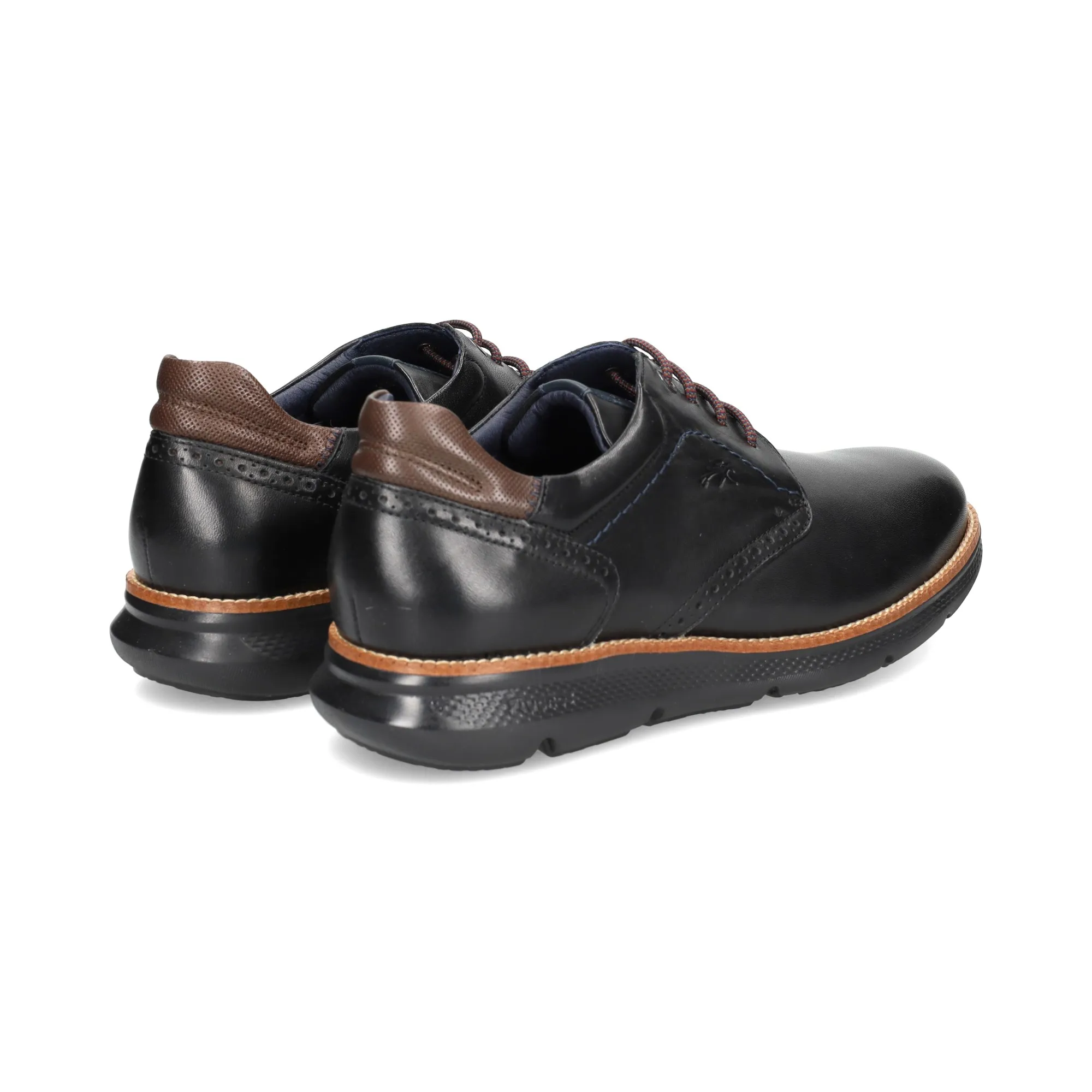 FLUCHOS Zapatos de vestir de Hombre NEGRO