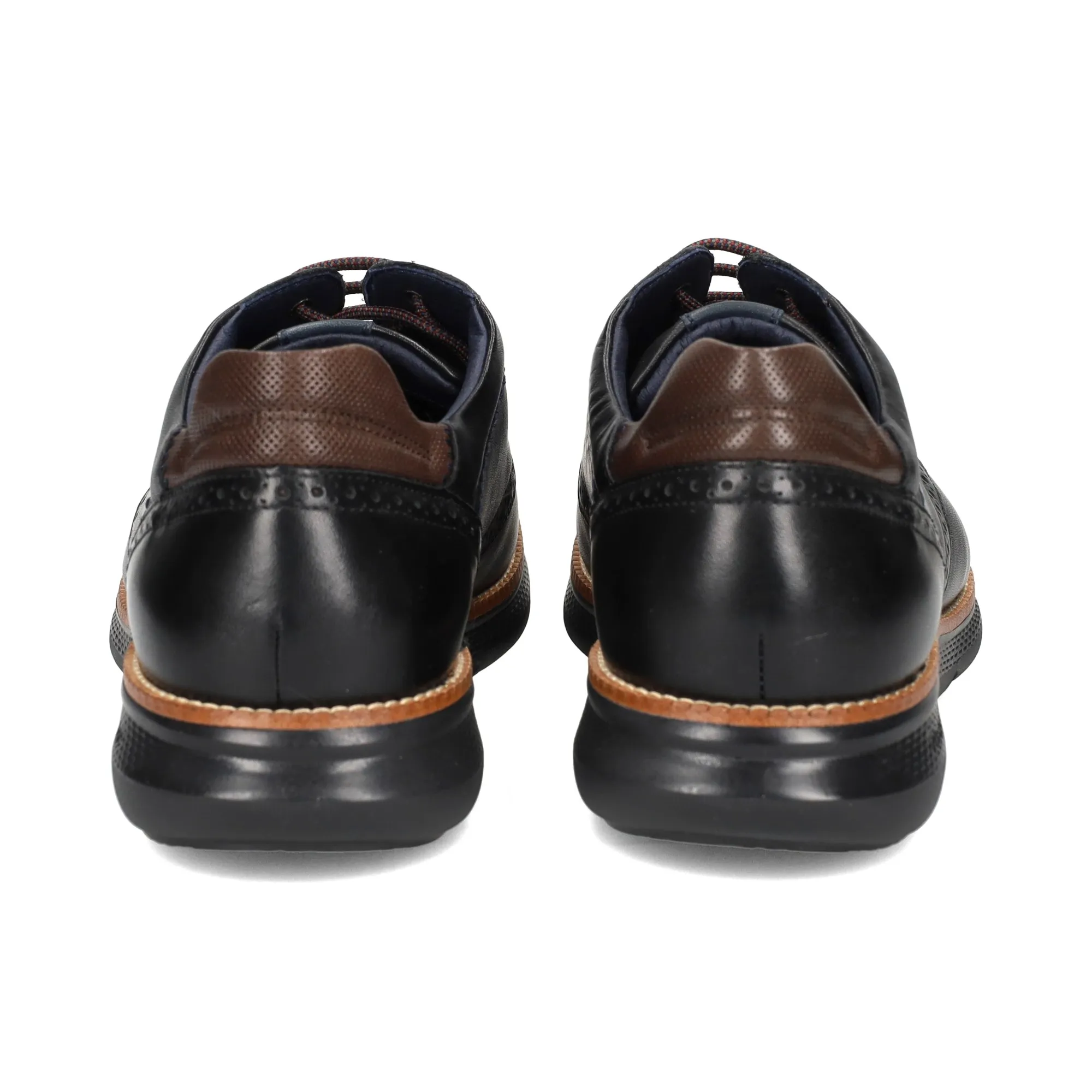 FLUCHOS Zapatos de vestir de Hombre NEGRO