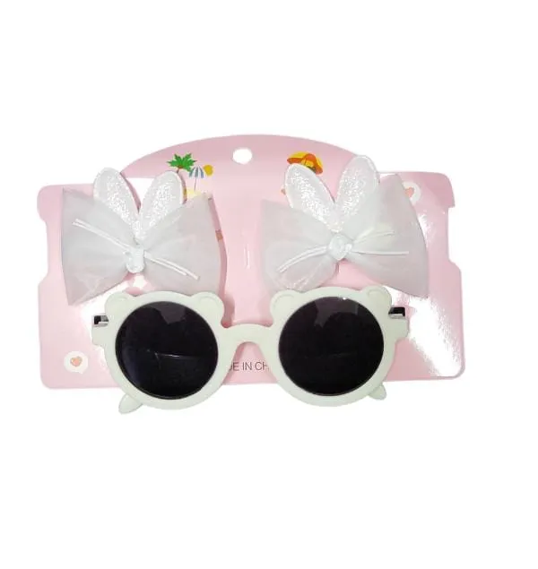 Gafas para niñas decorativas con accesorio
