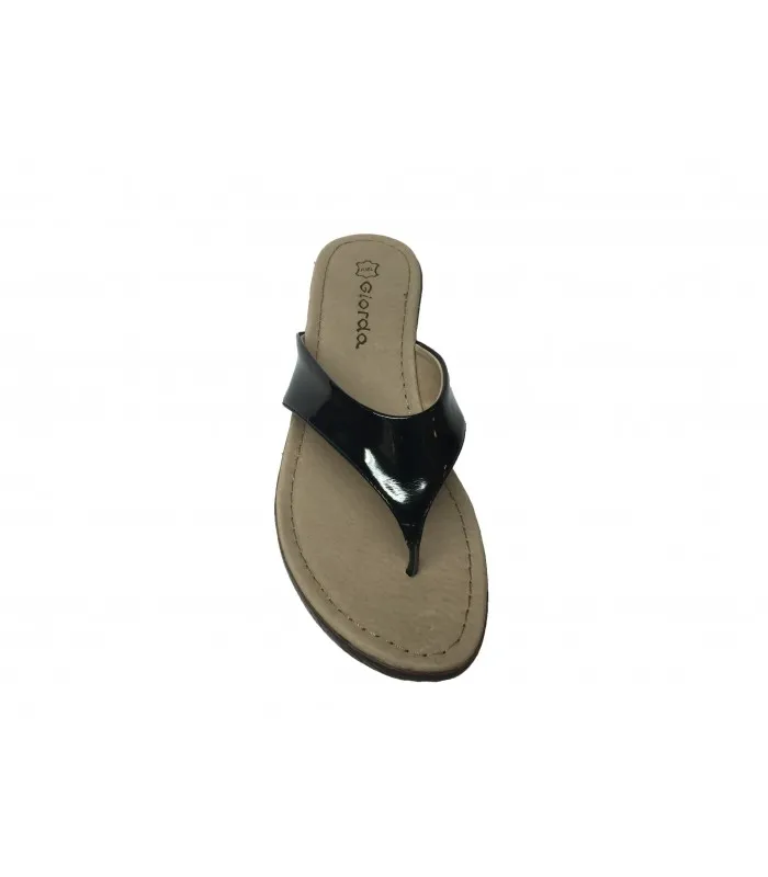 GIORDA 34011 Charol Negro