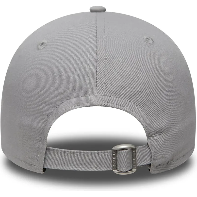 Gorra curva gris ajustable para niño 9FORTY Essential de New York Yankees MLB de New Era