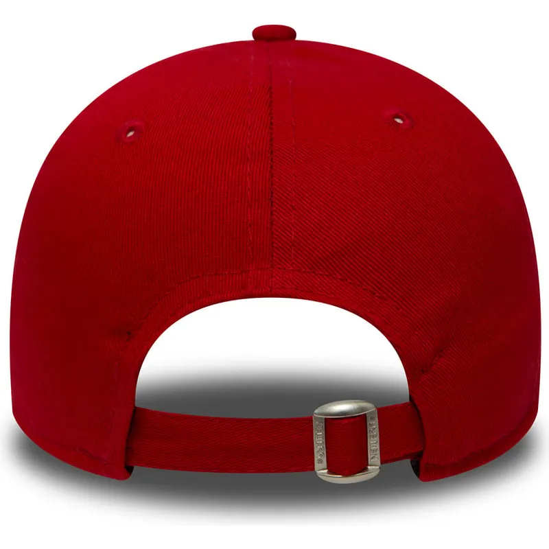 Gorra curva roja ajustable para niño 9FORTY Essential de New York Yankees MLB de New Era
