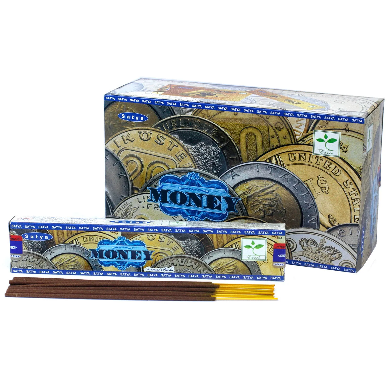 Incienso 12 Varillas Satya 15 g DINERO