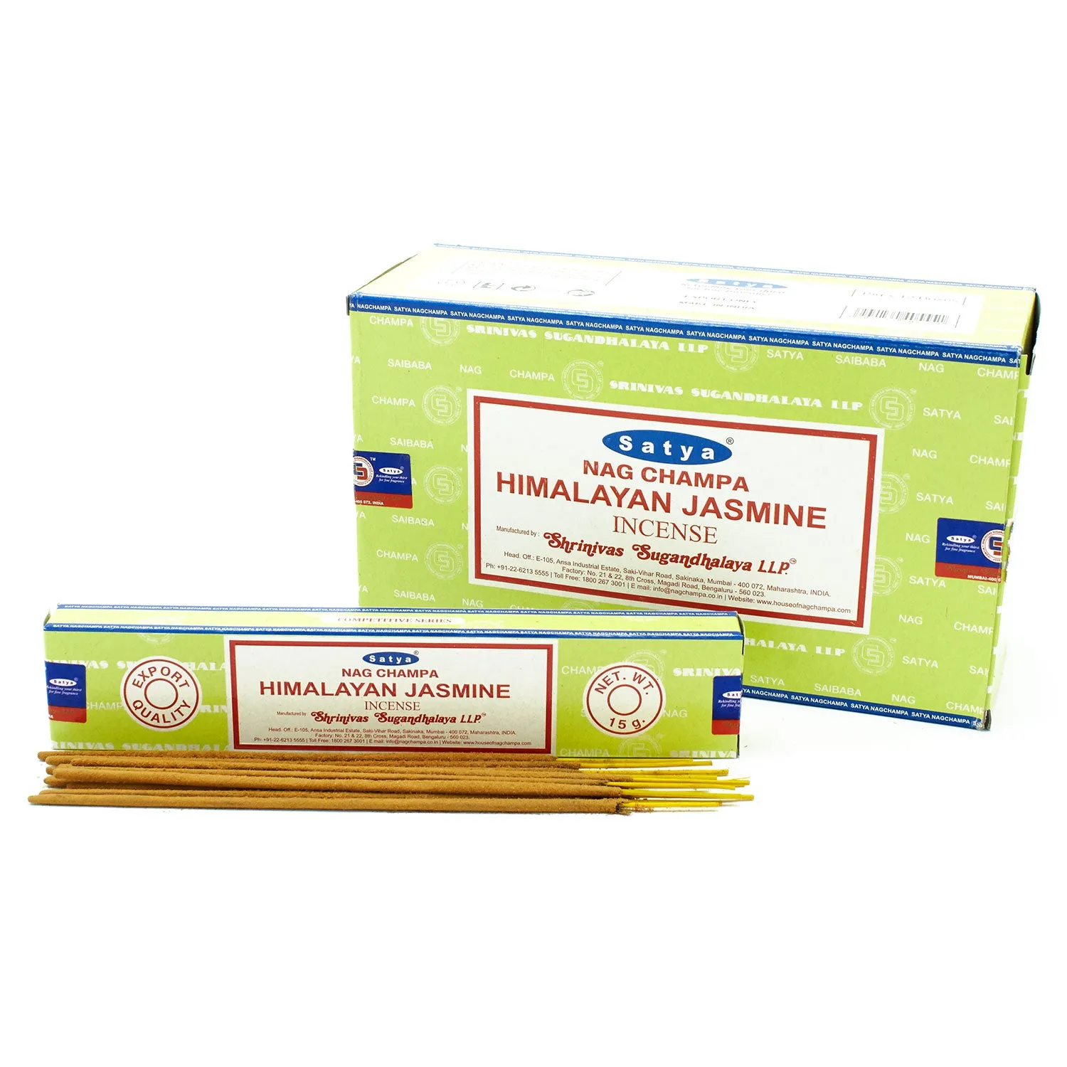 Incienso 12 Varillas Satya 15 g HIMALAYA JASMINE