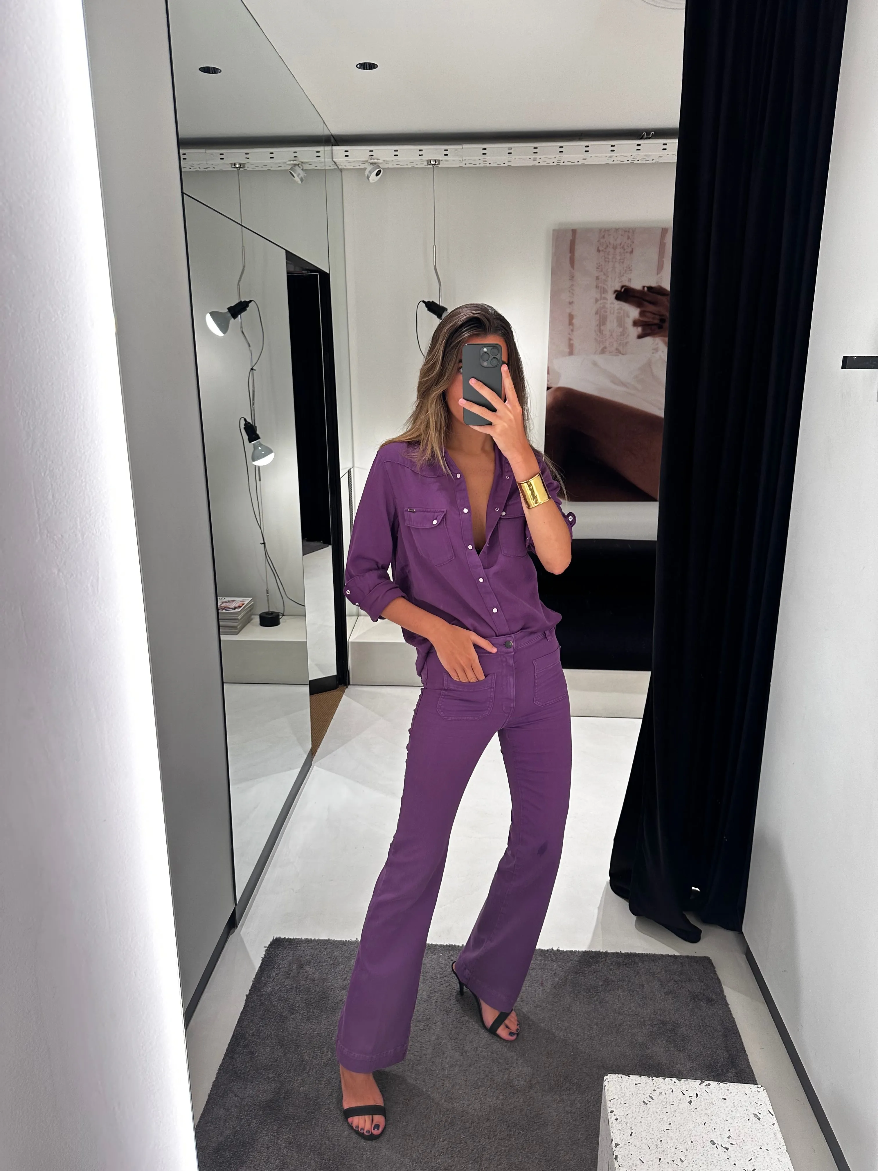 JEANS CHARLOTTE STRETCH PURPLE
