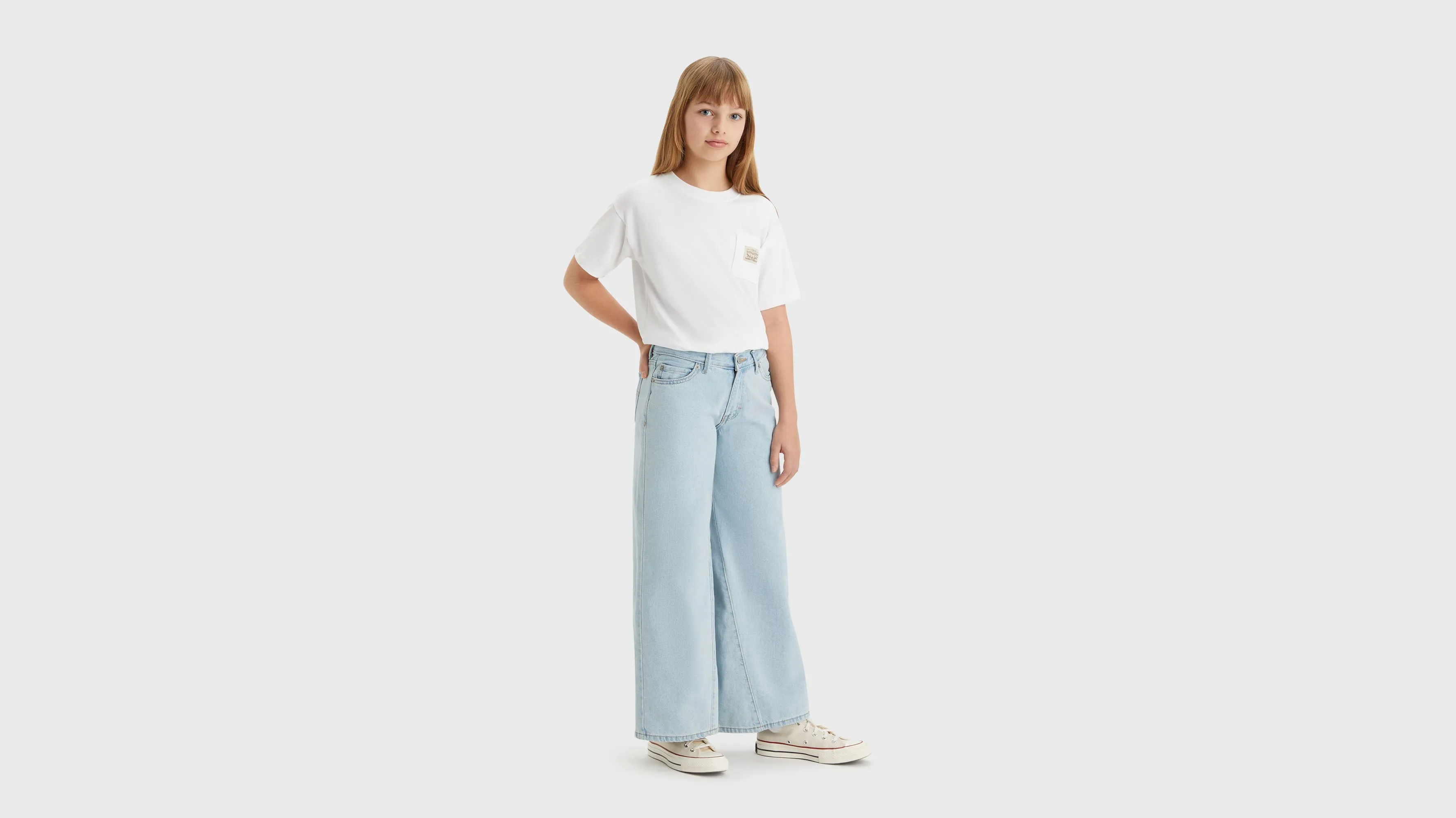 Jeans Para Adolescentes Altered '94 De Pernera Ancha