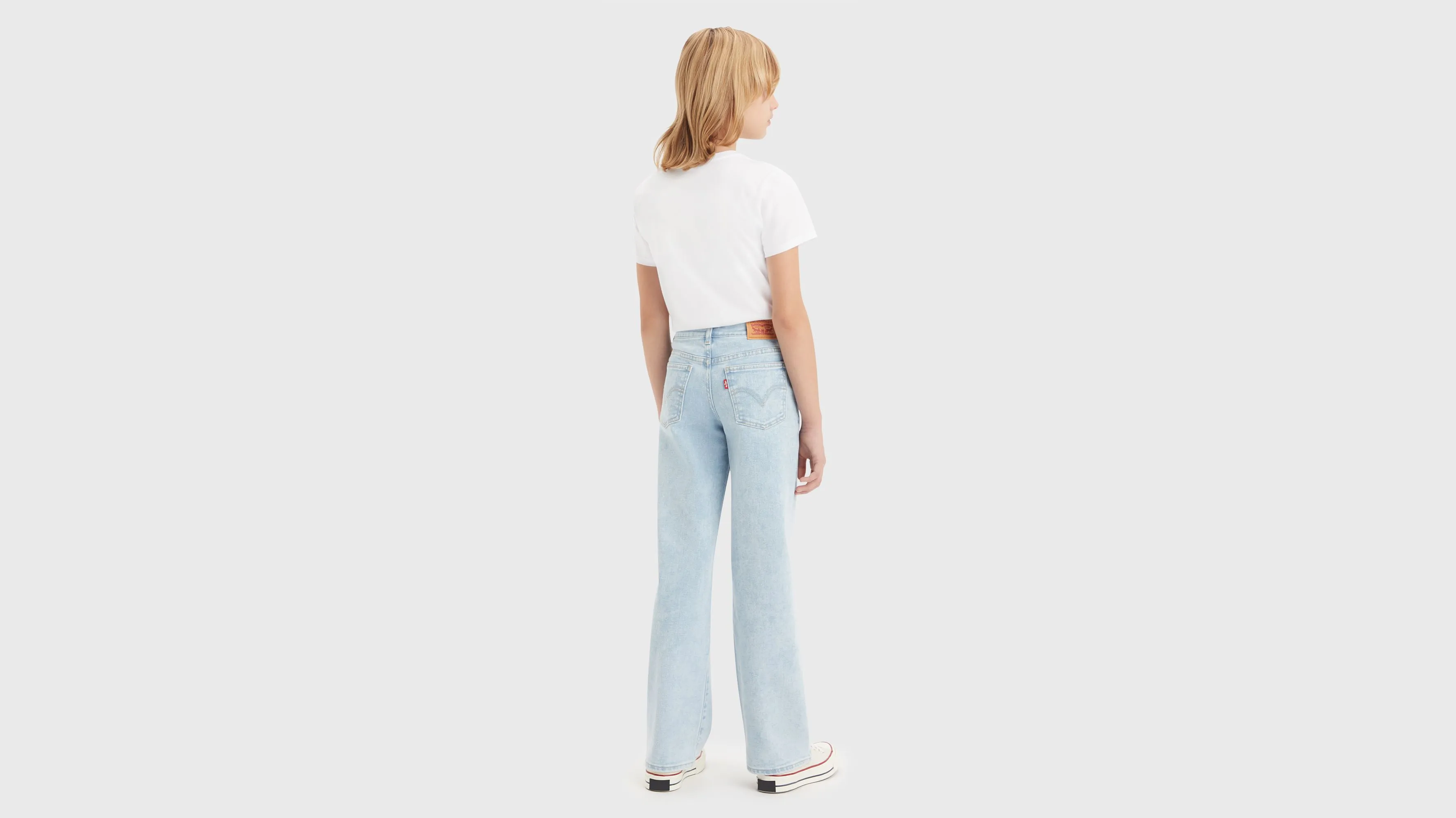 Jeans Para Adolescentes De Pernera Ancha