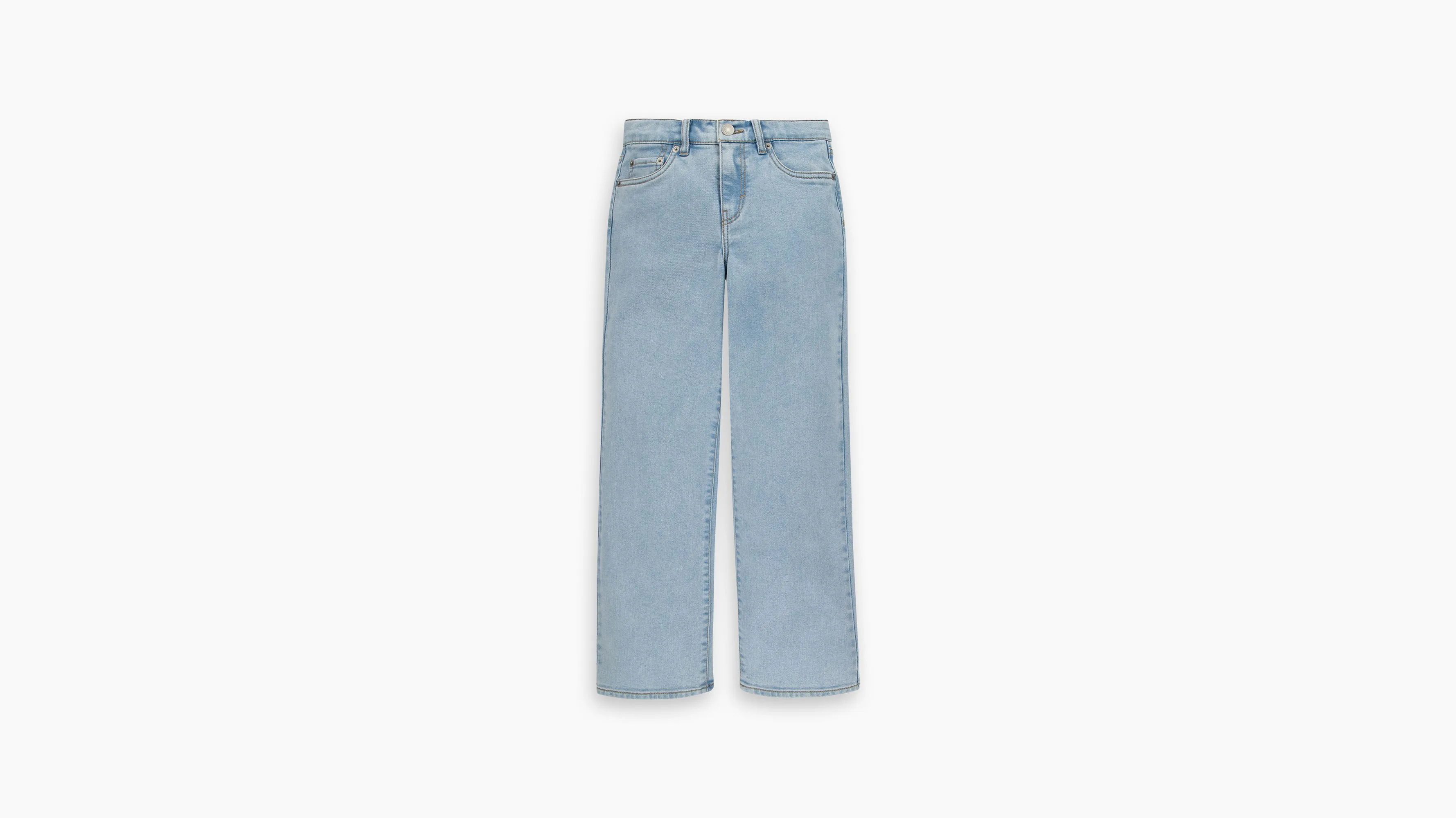 Jeans Para Adolescentes De Pernera Ancha