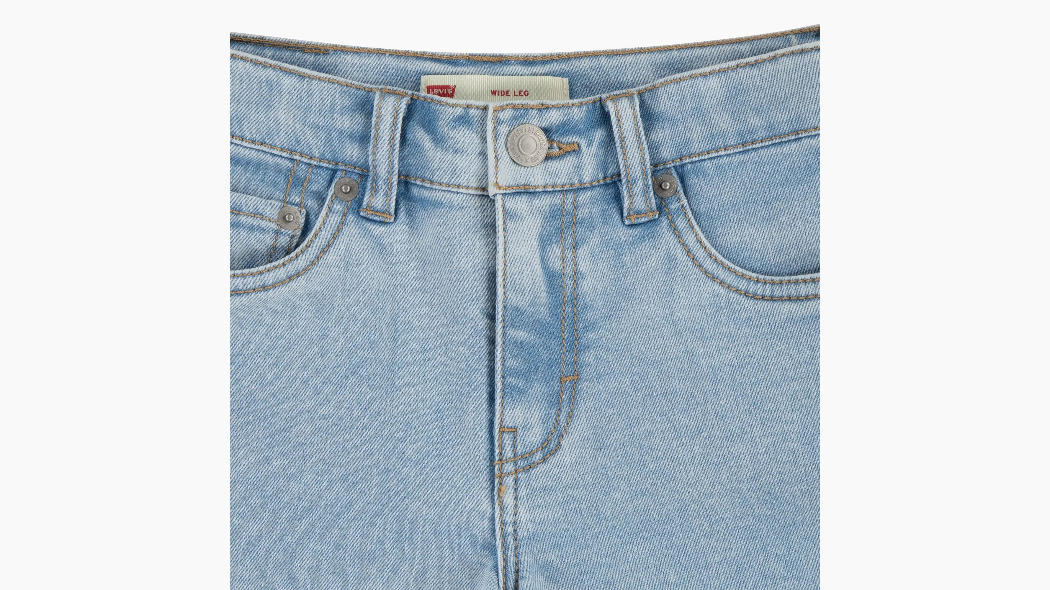 Jeans Para Adolescentes De Pernera Ancha