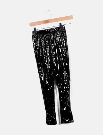 KIDS ONLY Leggins charol negro