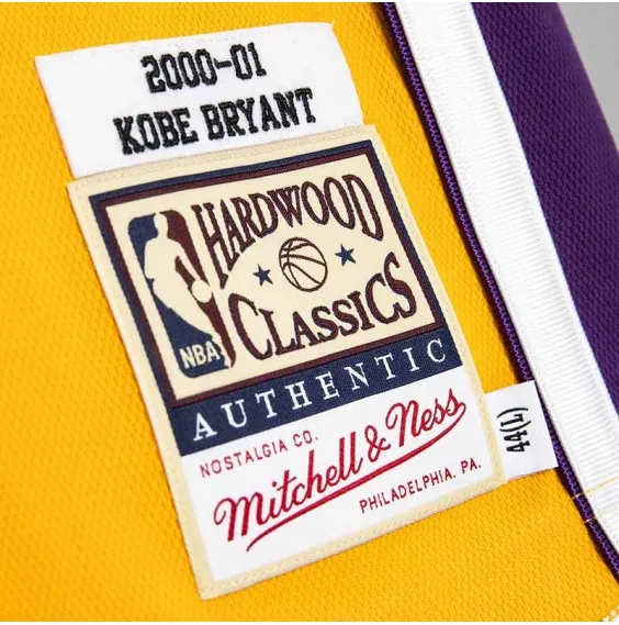 KOBE BRYANT LOS ANGELES LAKERS 0001 AUTHENTIC