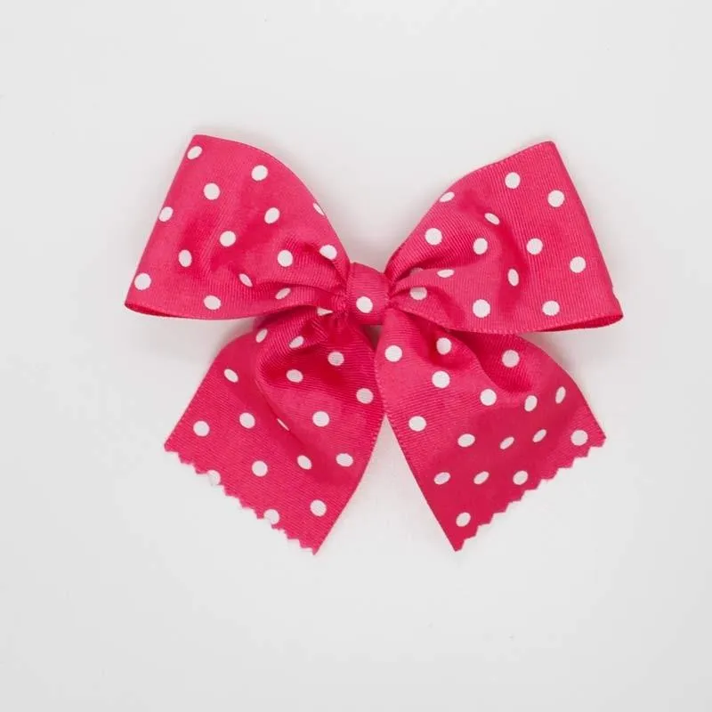 Lazo topitos fucsia