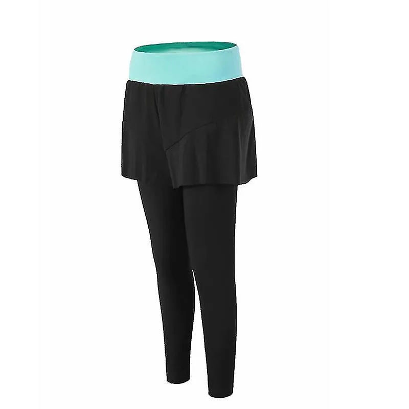 Legging con falda para mujeres, Yoga Legging con faldas y mujeres Tenis Leggings Ropa Bolsillos
