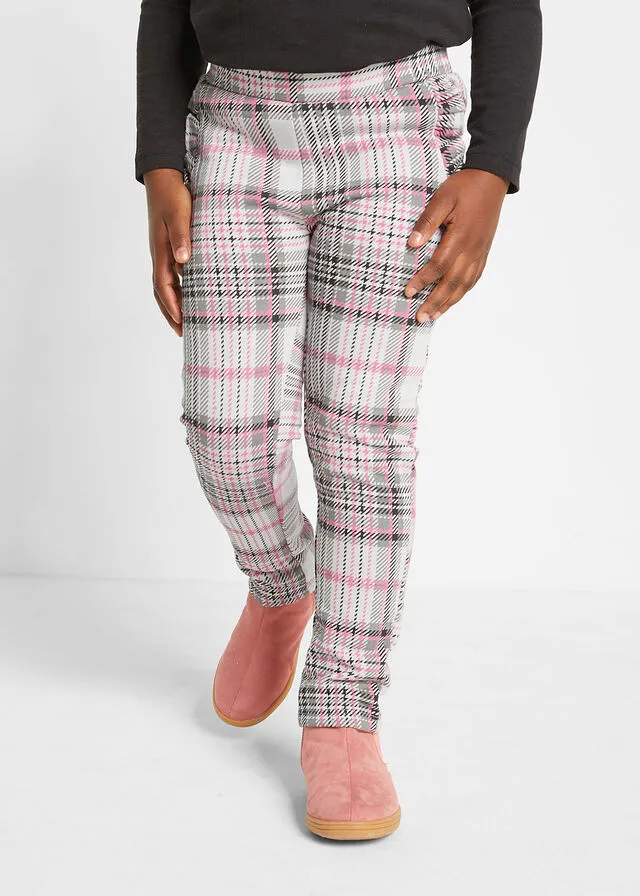 LEGGINGS TéRMICOS CON VOLANTES PARA NIñAS GRISROSA