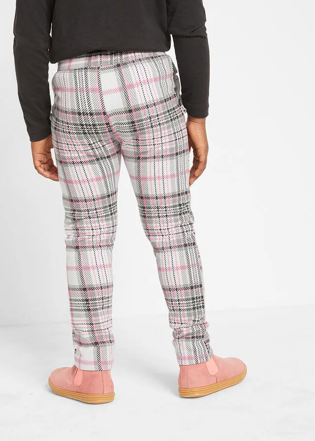 LEGGINGS TéRMICOS CON VOLANTES PARA NIñAS GRISROSA