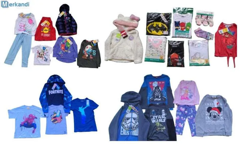 Licencia de mezcla restante de existencias de textiles para bebés y niños