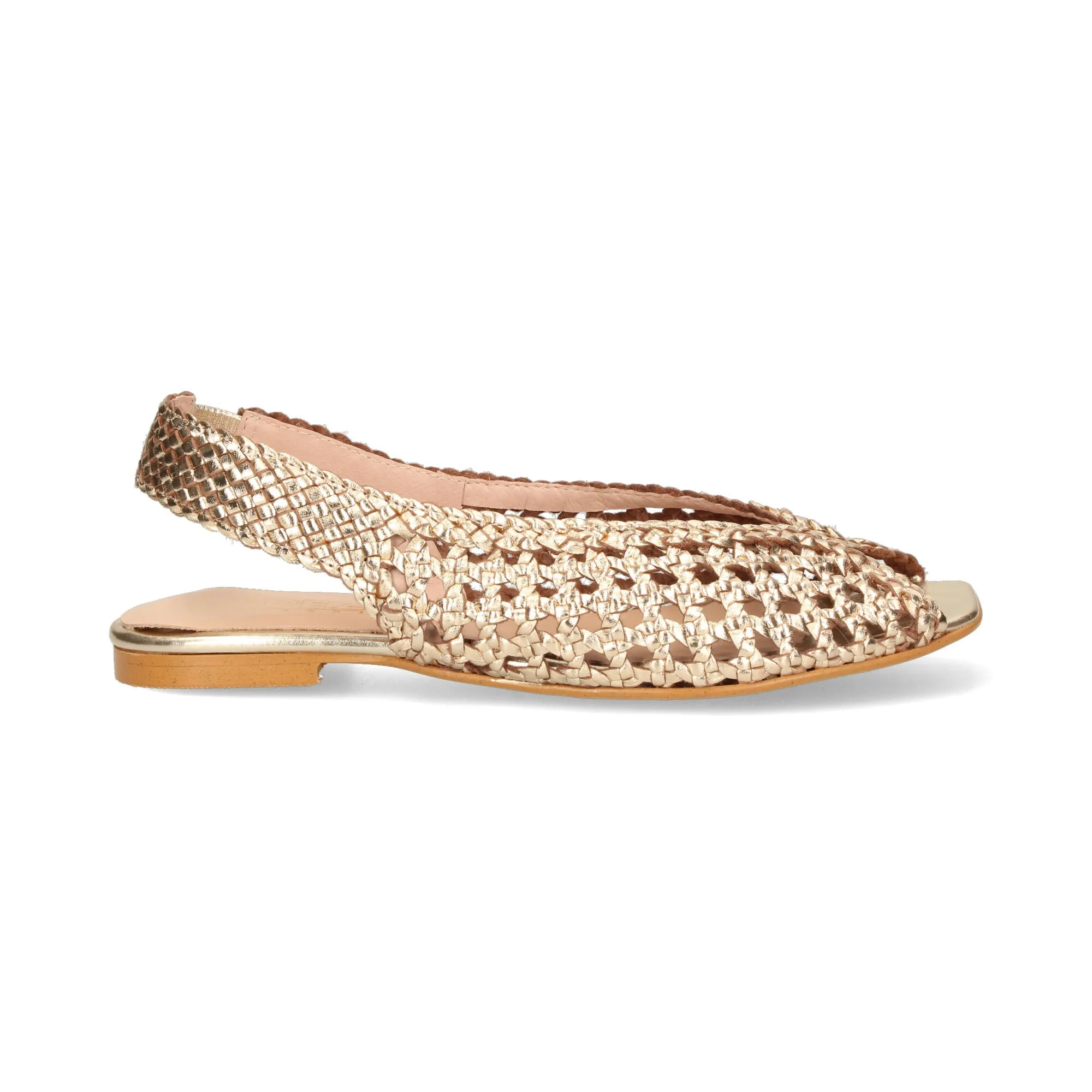 LÓPEZ Zapatos planos de Mujer PLATINO
