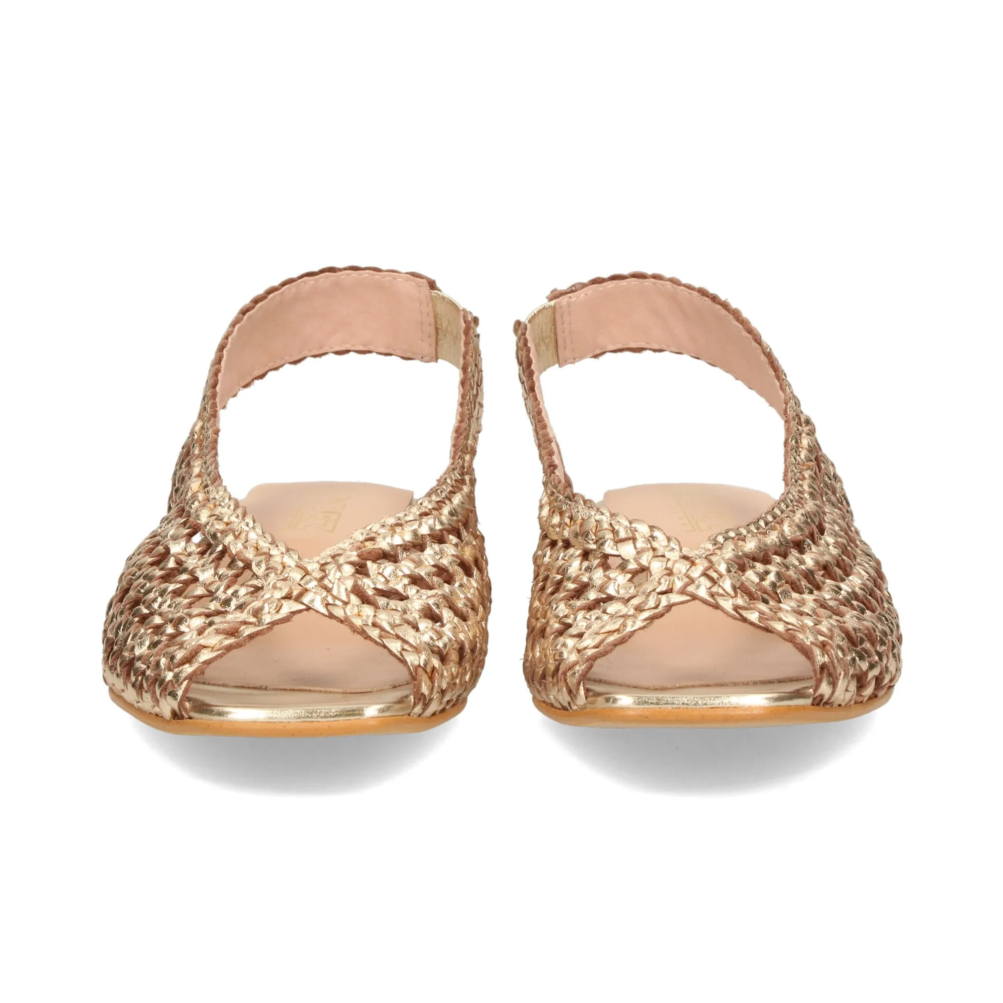 LÓPEZ Zapatos planos de Mujer PLATINO