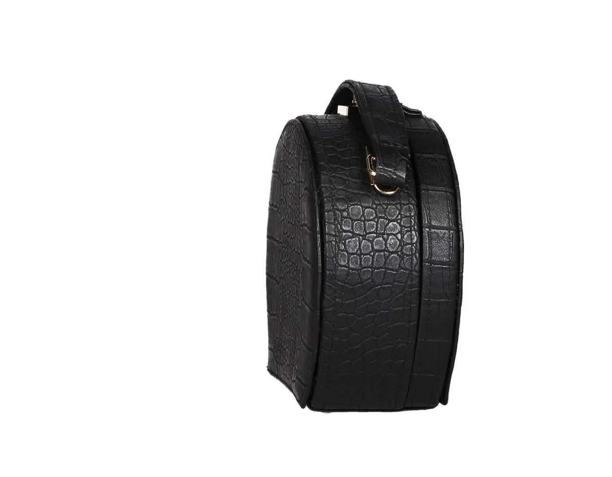 Maletin Coco Negro Circular Asa Mano