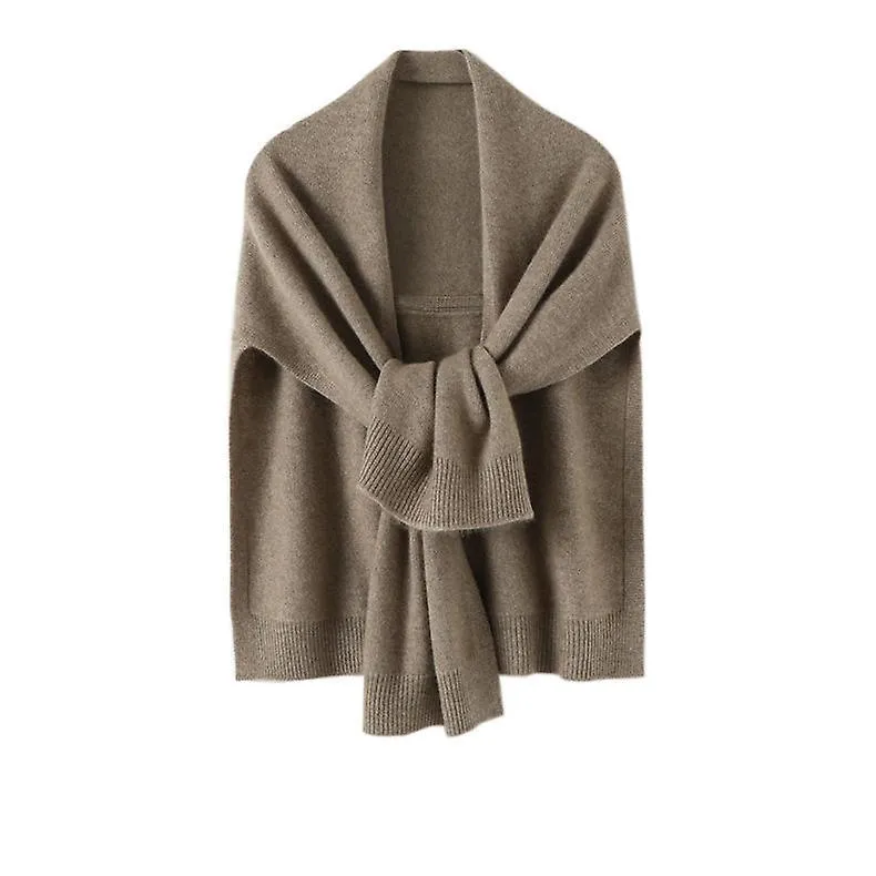 Mantón Tops de punto Cabo Otoño Invierno Nueva Moda Coreana Sweter Damski Warm Wild Solid Scarf Cardigan Poncho 2022 Ropa Mujer 