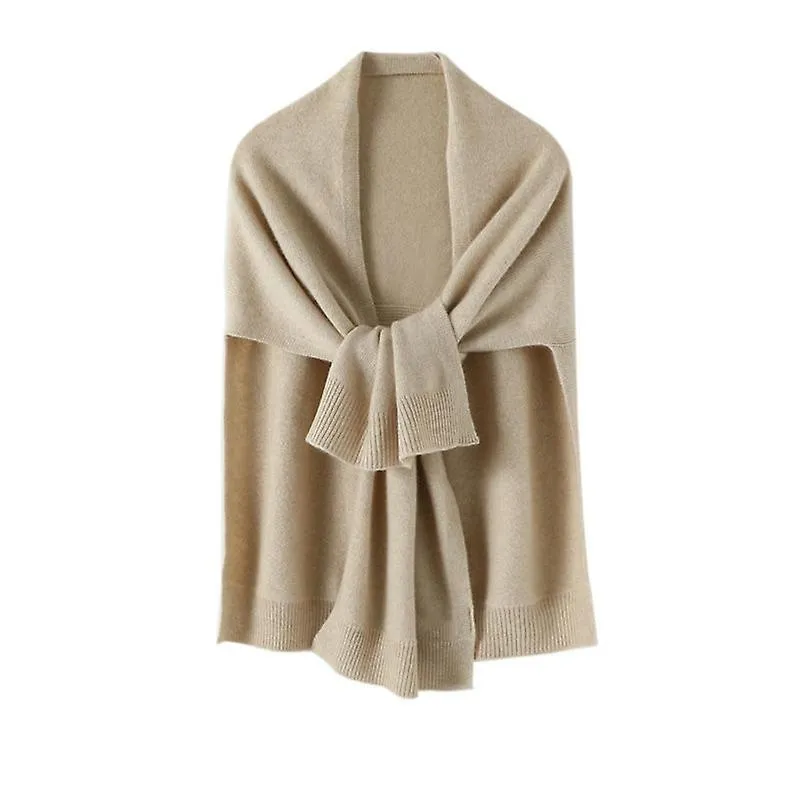 Mantón Tops de punto Cabo Otoño Invierno Nueva Moda Coreana Sweter Damski Warm Wild Solid Scarf Cardigan Poncho 2022 Ropa Mujer 