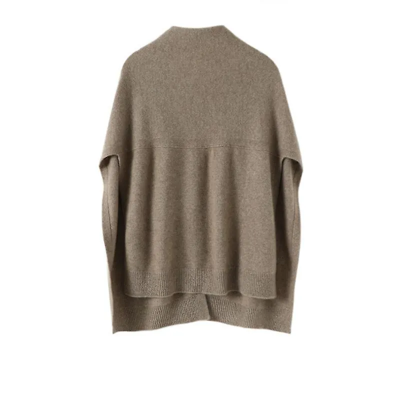 Mantón Tops de punto Cabo Otoño Invierno Nueva Moda Coreana Sweter Damski Warm Wild Solid Scarf Cardigan Poncho 2022 Ropa Mujer 