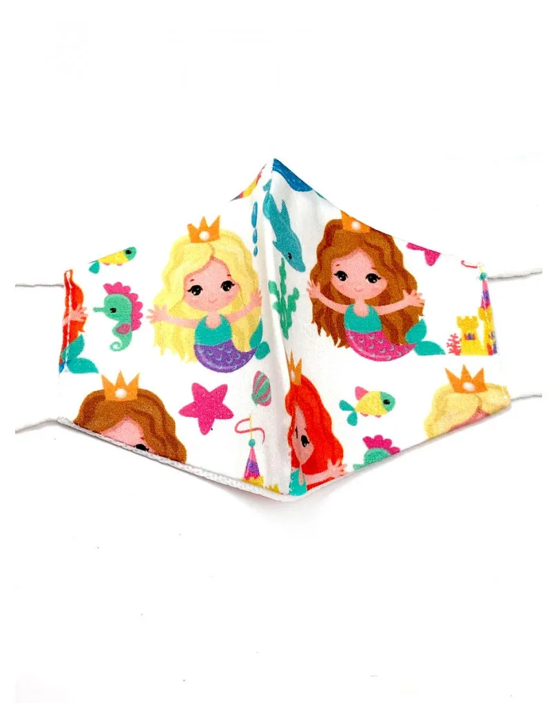 MASCARILLAS BONITAS DE TELA PARA NIÑAS