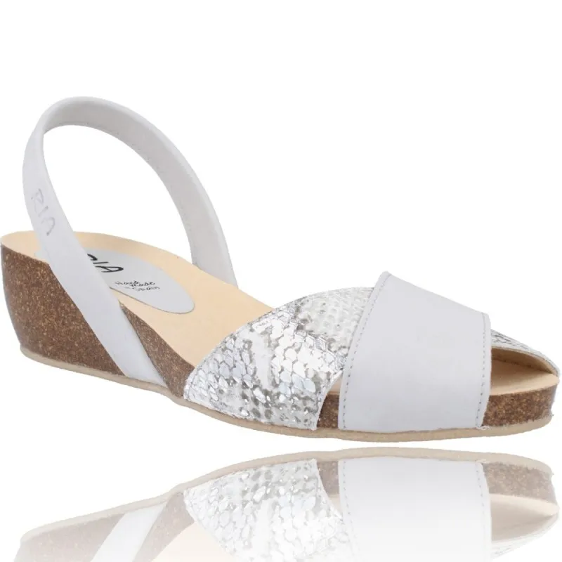 MENORQUINAS SANDALIAS CUñA PARA MUJER DE RIA BIO SINGAPUR SNAKE 332012