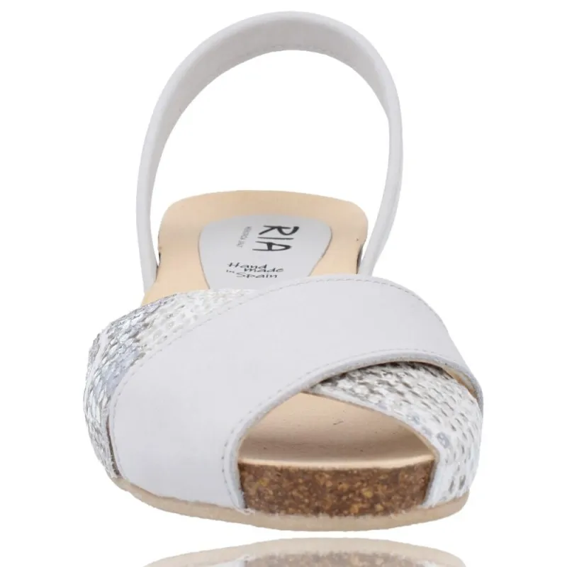 MENORQUINAS SANDALIAS CUñA PARA MUJER DE RIA BIO SINGAPUR SNAKE 332012
