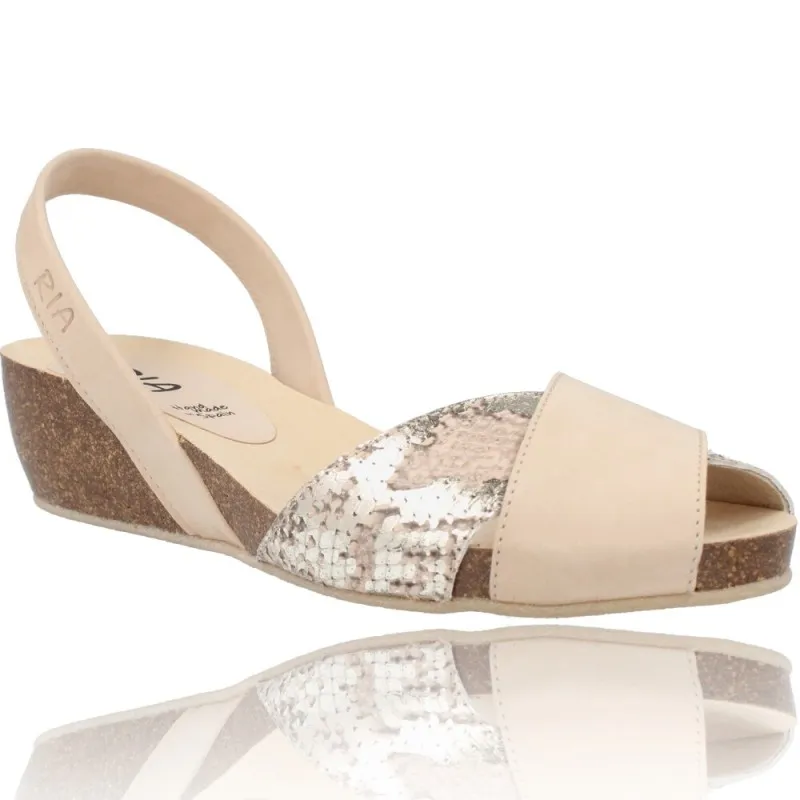 MENORQUINAS SANDALIAS CUñA PARA MUJER DE RIA BIO SINGAPUR SNAKE 332012