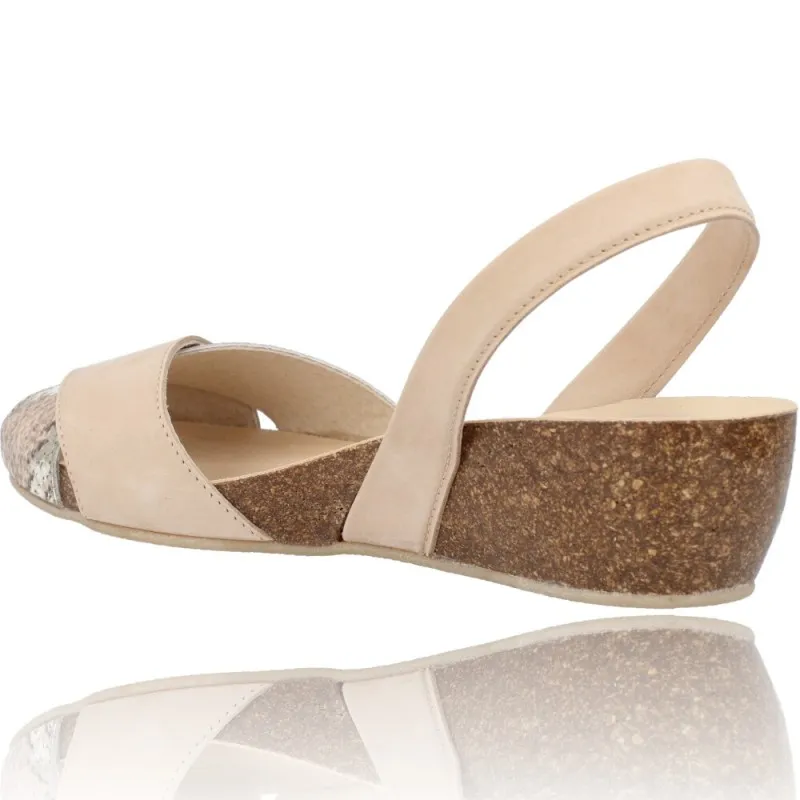 MENORQUINAS SANDALIAS CUñA PARA MUJER DE RIA BIO SINGAPUR SNAKE 332012