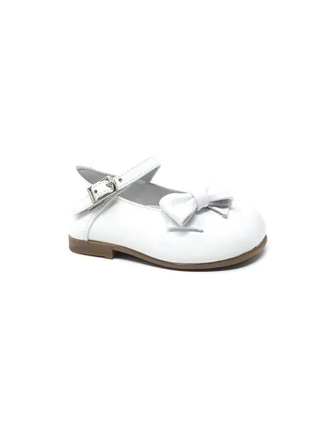 mercedita charol blanco c/ hebilla