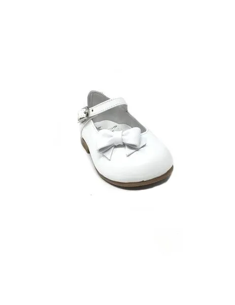 mercedita charol blanco c/ hebilla