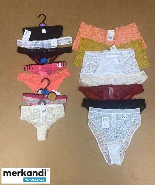 Mezcla de ropa interior de alta calidad para hombres, mujeres y niños de reconocidas marcas del Reino Unido