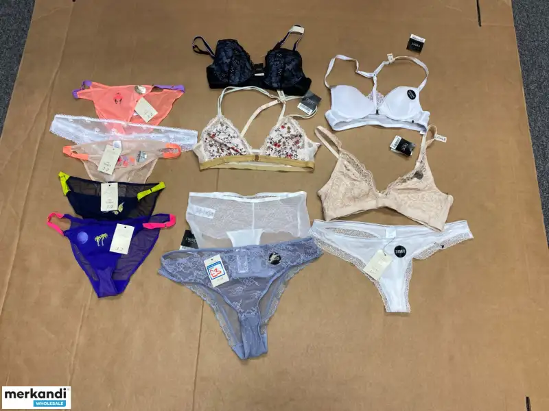 Mezcla de ropa interior de alta calidad para hombres, mujeres y niños de reconocidas marcas del Reino Unido