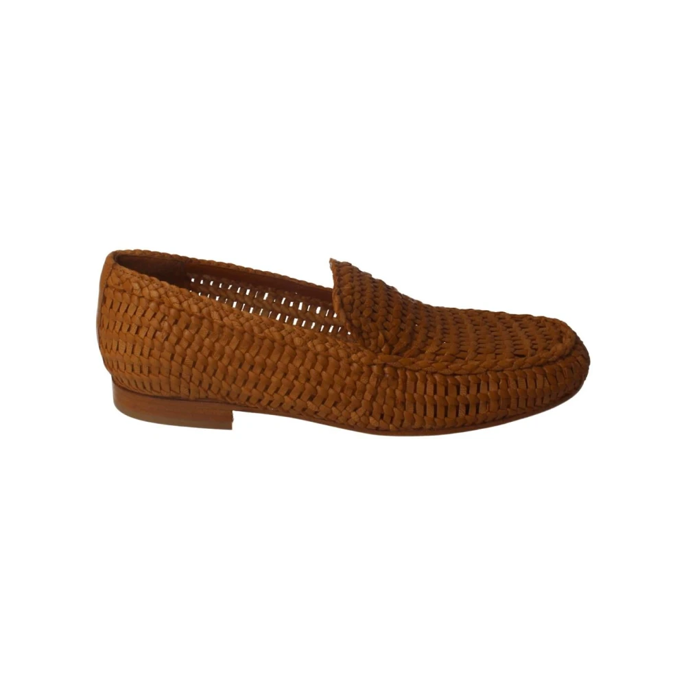 Mocasín de Cuero Trenzado Hecho a Mano para Mujere