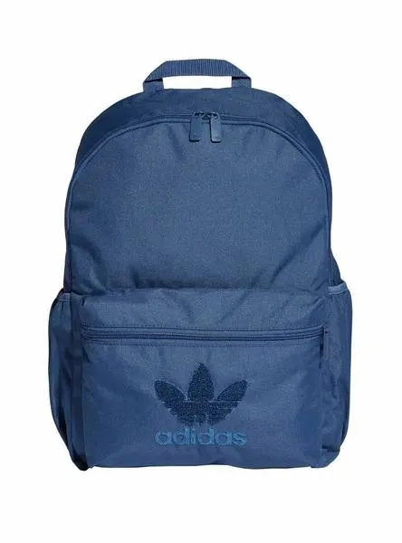 mochila adidas prem logo azul para niños