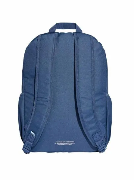 mochila adidas prem logo azul para niños