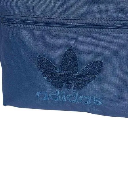 mochila adidas prem logo azul para niños