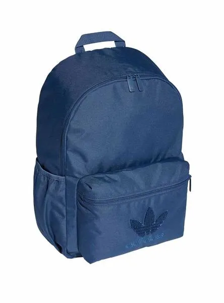 mochila adidas prem logo azul para niños