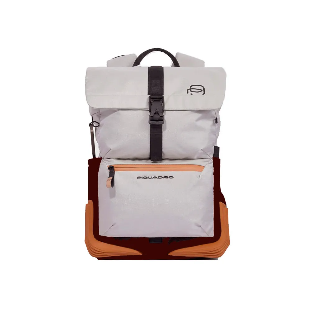 Mochila Piquadro CA6144C2O/GRN Color Gris y Burdeos