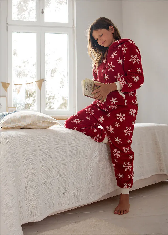 MONO POLAR PARA NIñAS BLANCO LANAROJO CAYENA ESTAMPADO