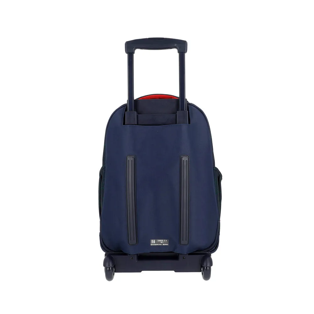 Morral con ruedas Cross Dino para nios azul