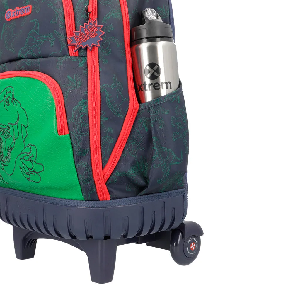 Morral con ruedas Cross Dino para nios azul
