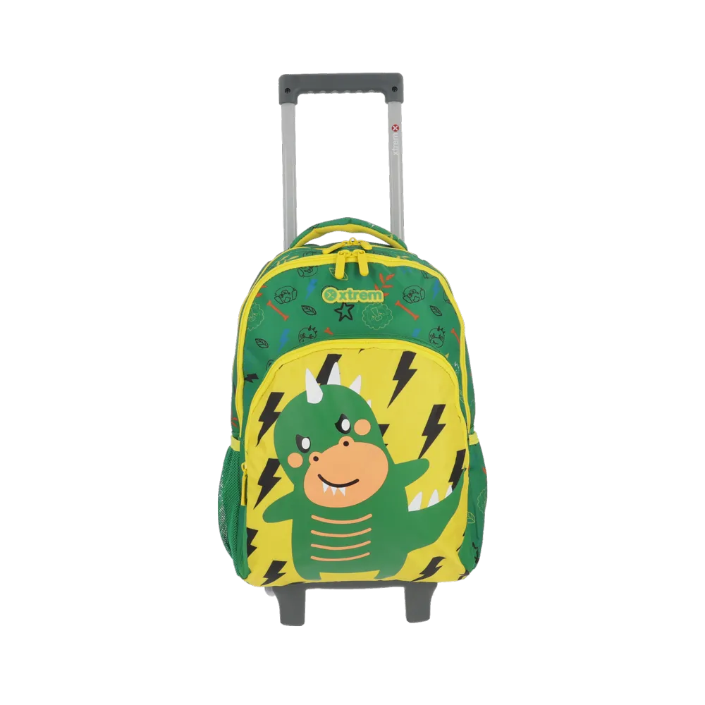 Morral con ruedas para nios Lincoln verde