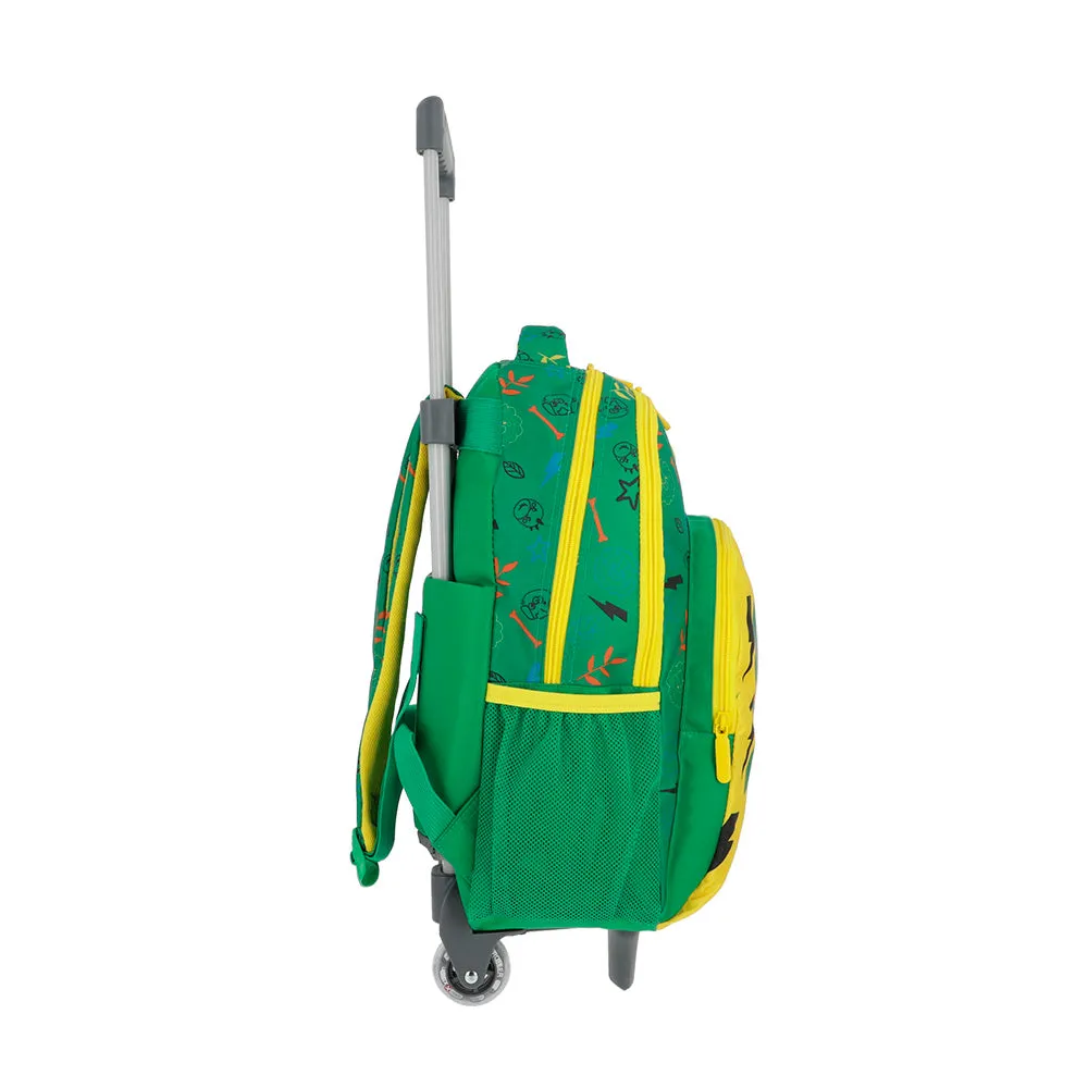 Morral con ruedas para nios Lincoln verde