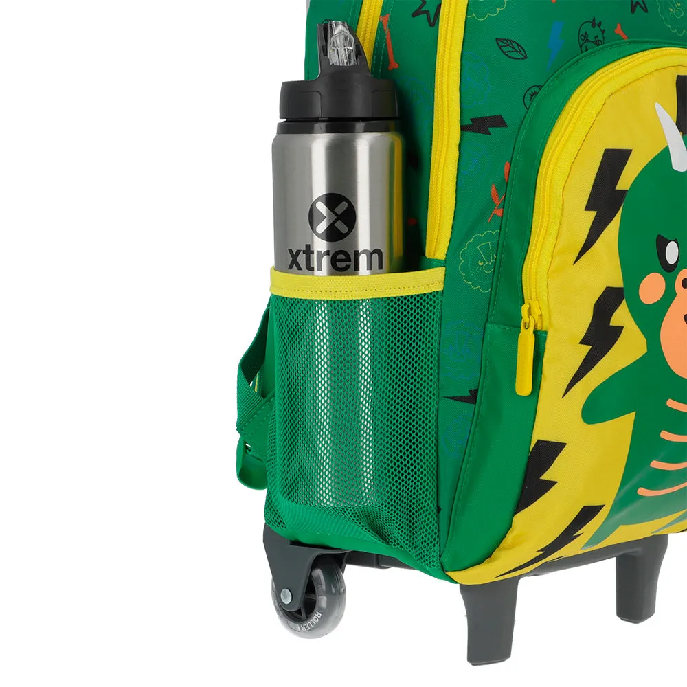 Morral con ruedas para nios Lincoln verde