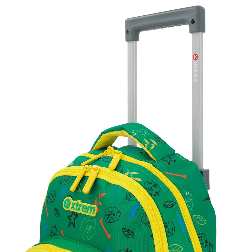 Morral con ruedas para nios Lincoln verde