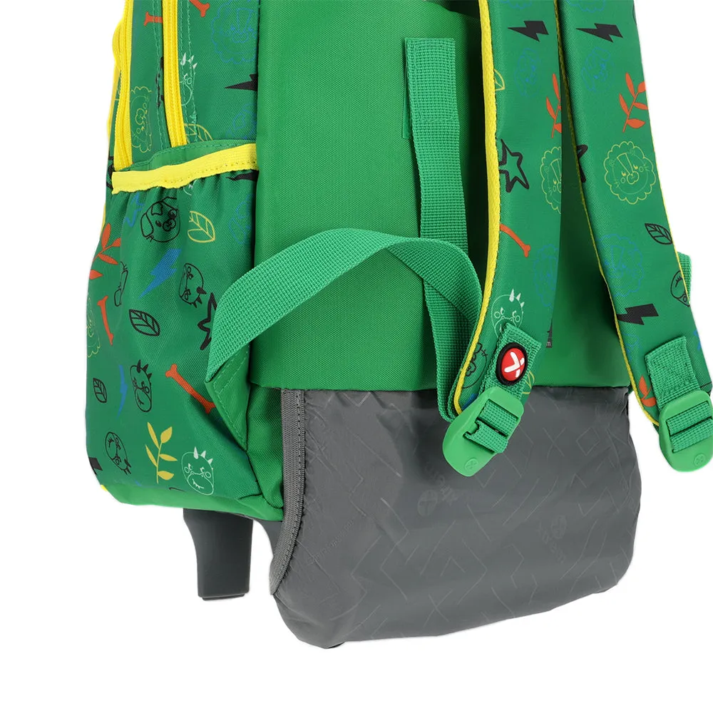 Morral con ruedas para nios Lincoln verde